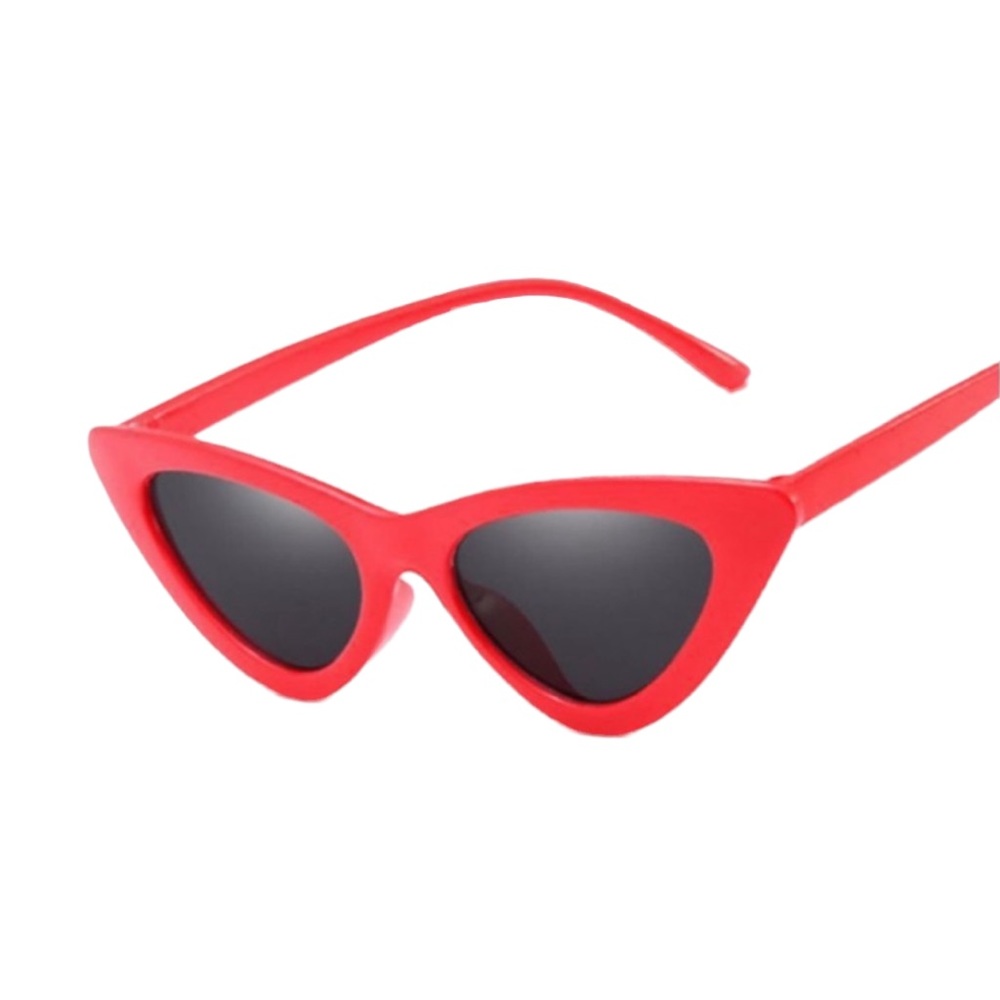 Red Cateye Style Retro Sunglasses
